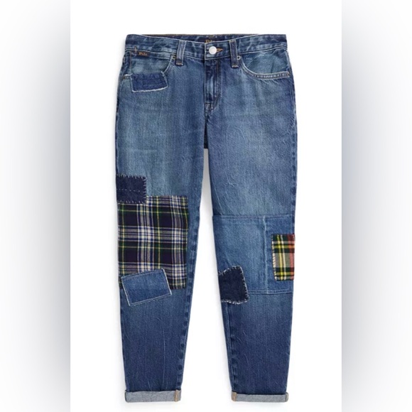 Kids Polo Ralph Lauren Astor Slim Boufriend Jeans - Picture 2 of 15